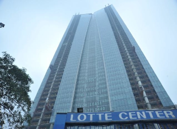 Lotte Hanoi Center - Cẩu Tháp Vận Thăng LIFTEC - Công Ty TNHH LIFTEC Việt Nam